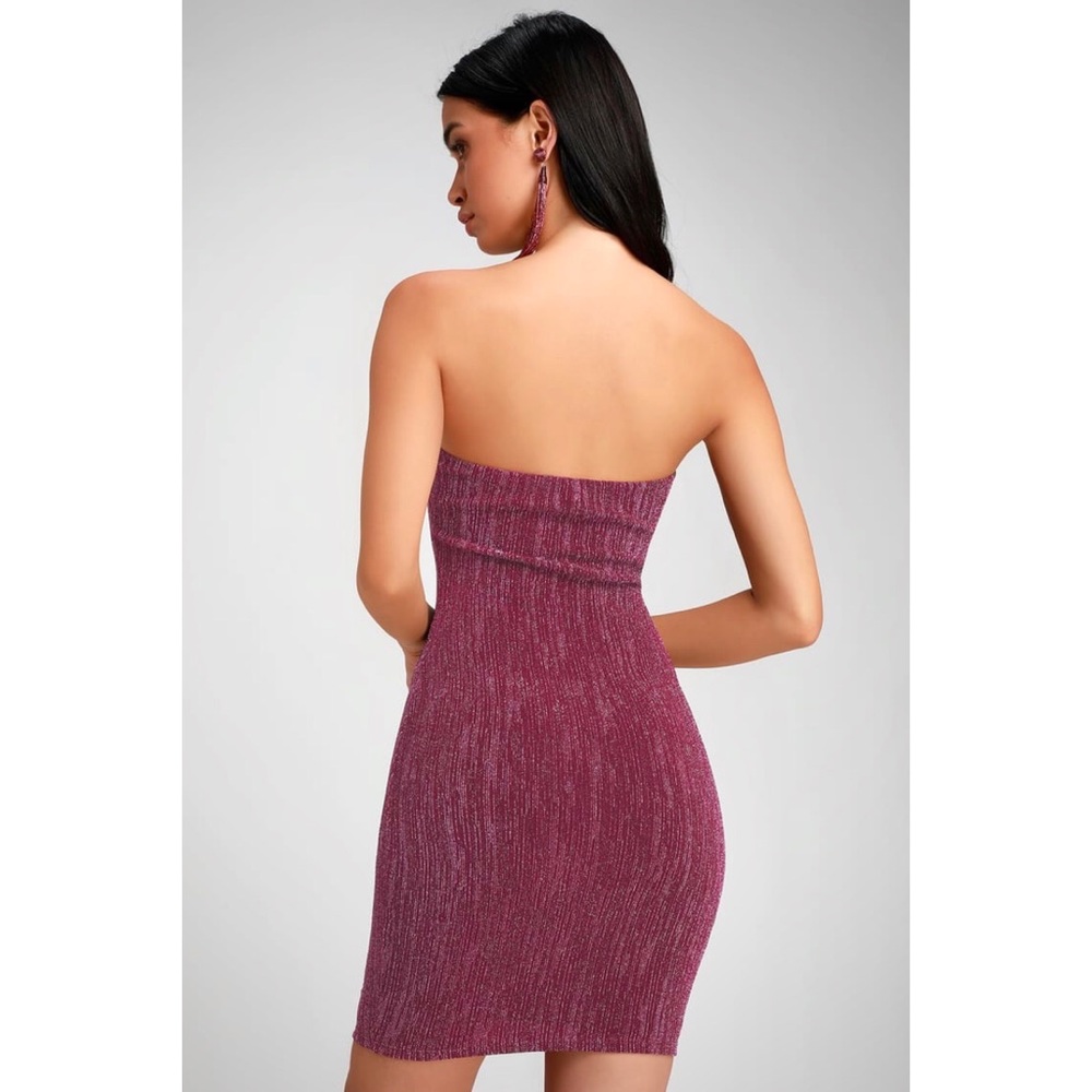 SEXY “Downtown Friday’s” Strapless Bodycon Dress - Picture 5 of 12